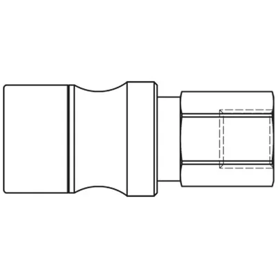 LEGRIS Cpl G3/8 Female Bspp Nbr Br 206KLIW17MPN