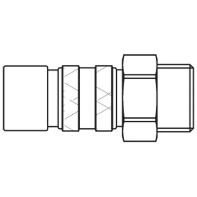LEGRIS Coupling, Hexagon-Coded 21KAAW13MPX6