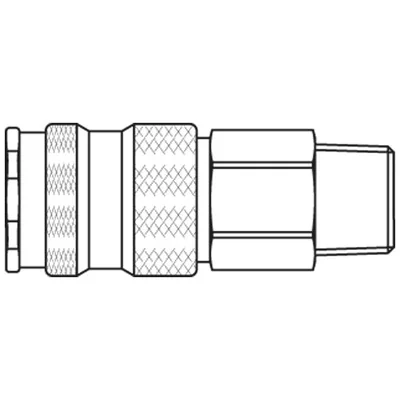 LEGRIS Cpl 1/2'' Male Bspt Nbr Br 23KAAK21MPN