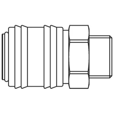 LEGRIS Coupleur 24 Male 3/8"Bsp Cyl