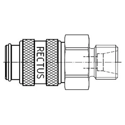 LEGRIS Coupleur Male 3/8"Bspp