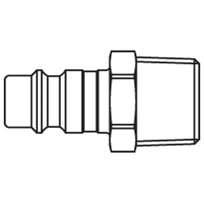LEGRIS Embout 25 Inox Male 1/2"Bsp Cyl.