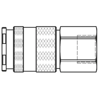 LEGRIS Cpl G3/8 Female Bspp Fkm Ss 27KAIW17EVX