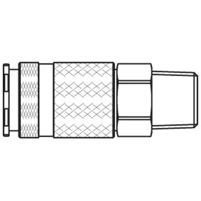 LEGRIS Cpl 1/2'' Male Bspt Nbr St 34KAAK21SPN