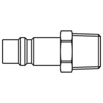 LEGRIS Plg 1/2'' Male Bspt St 37SFAK21SXN