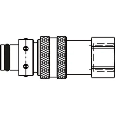 LEGRIS Cpl 1/4 Female Bspp Fkm Br 608KFIW13MVN