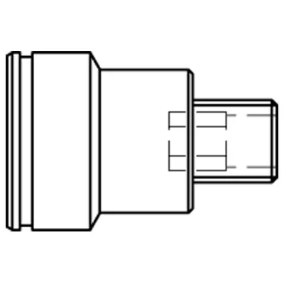 LEGRIS Plg G1/4 Male Bspp Br 608SFAW13MXN