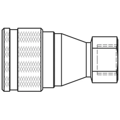 LEGRIS Cpl 3/8 Female Bspp Fkm Ss 73KBIW17EVX