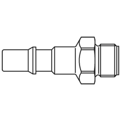 LEGRIS Embout Male 3/8"Bsp Cyl Dn8