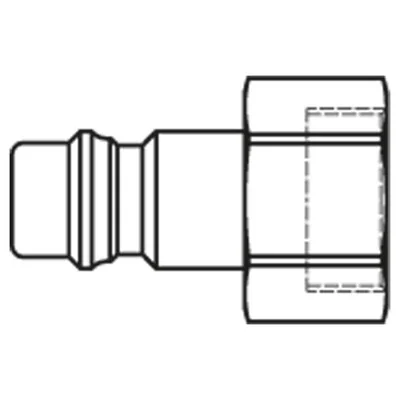 LEGRIS Plg G1/4 Female Bspp Br 95SSIW13MXN