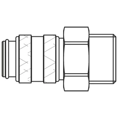 LEGRIS Safety Coupler 21KDAW13MPN