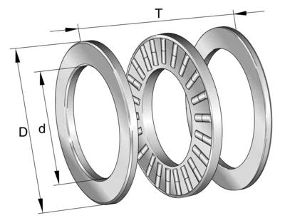 INA Butée à rouleaux cylindriques