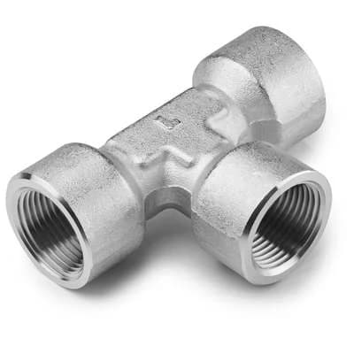 LEGRIS Té Égal Inox 316L Femelle BSP Cylindrique G3/4
