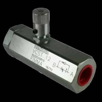 OIL CONTROL REG. DE DEBIT 2 VOIES 1/4" 1-4L/MN
