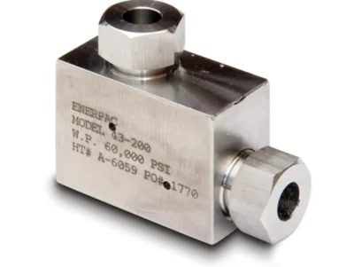 ENERPAC Ultra-High Pressure Fitting, Elbow, .38"