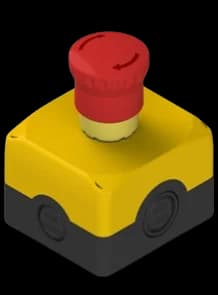 PIZZATO ELETTRICA BOITIER JAUNE AU DEV.COMPLET 1NF
