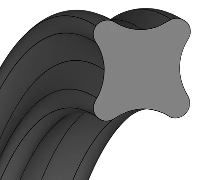 FREUDENBERG JT QR 223,5 X 6,99 NBR 80SH