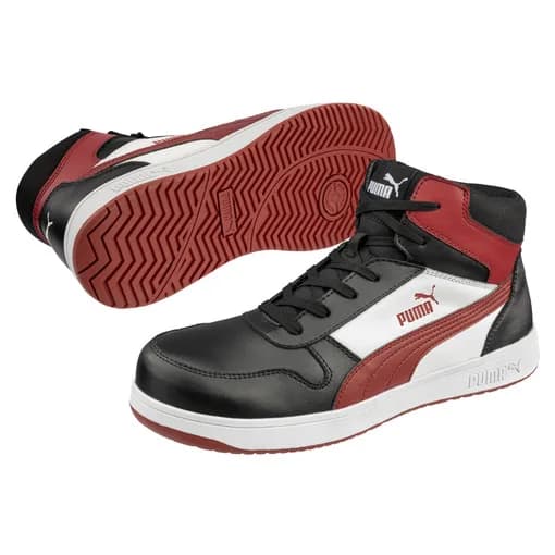 Frontcourt BLK/WHT/RED mid S3L ESD FO HRO SR 38 shoe