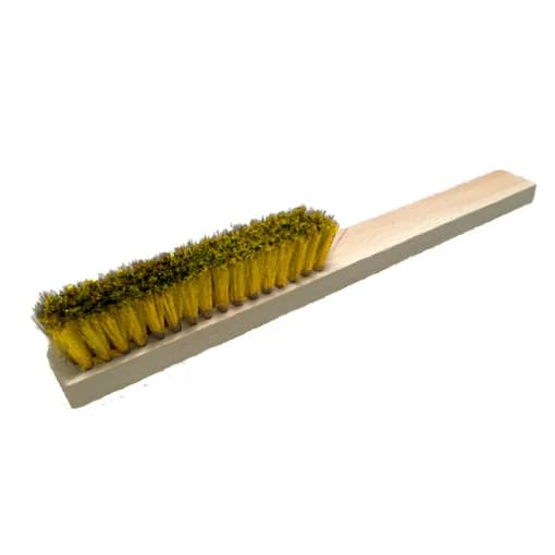 Circular wire brush on 8 mm shank, Ø 80 mm, width 35 mm, crimped steel 0.25 mm