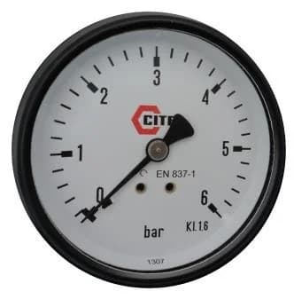 CITEC Manomètre sec boitier acier