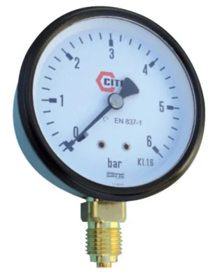 CITEC Manomètre sec boitier acier