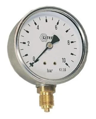 CITEC Manomètre sec boitier inox