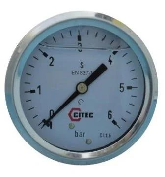 CITEC Manomètre à bain boitier inox