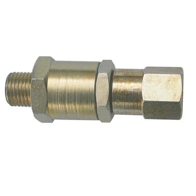 ALGI Raccord droit tournant acier m/f 1/4"g pour graiss
