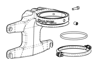 CHAPEL KIT FIXATION + RES. PLASTIQUE 2,5L