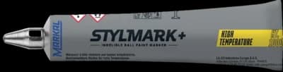 CIR MARQUEUR METAL HTE T° 3MM BLANC