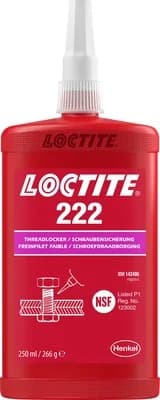 HENKEL LOCTITE Flacon 250 ml Freinfilet Faible 222