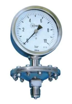 CITEC Manomètre inox basse pression membrane