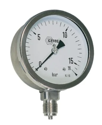 CITEC Manomètre tout inox réétalonnable bain