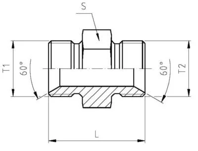 GATES HYDRAULIQUE MBSPCT 1/8" X MBSPCT 1/8"
