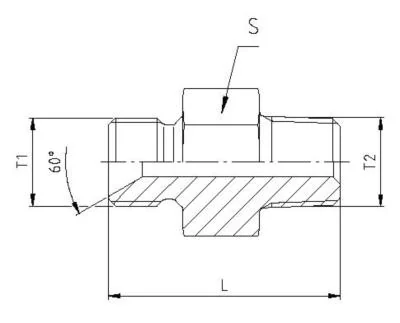 GATES HYDRAULIQUE M.BSP.CO 3/8" X MBSPCT 1/2"