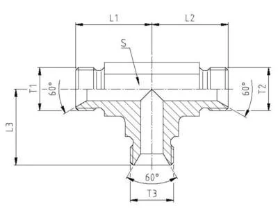 GATES HYDRAULIQUE TE MALE BSP 60° 1"1/2