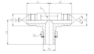 GATES HYDRAULIQUE TE MJIC1"1/16XMJIC1"1/16XMBSPOR1/2"