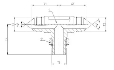GATES HYDRAULIQUE TE MJIC1"5/16XMJIC1"5/16XMSAE1"5/16