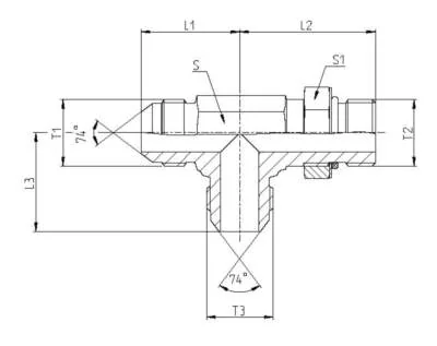 GATES HYDRAULIQUE TE MJIC1"5/16XMSAE1"5/16XMJIC1"5/16