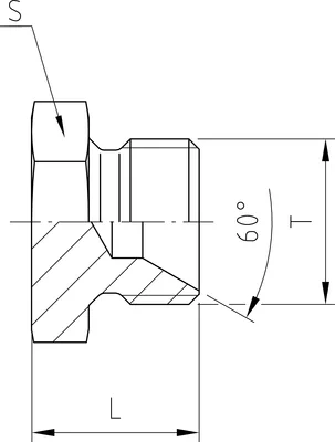 GATES HYDRAULIQUE BOUCHON MALE JIC 1"5/16