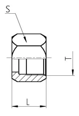 GATES HYDRAULIQUE ECROU JIC MODULE12 TUBE20