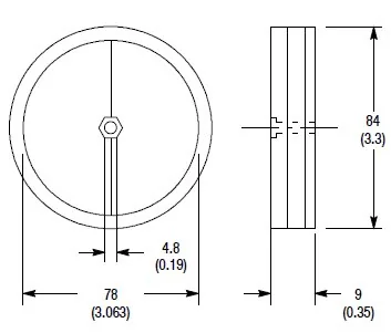 ROCKWELL AUTOMATION REFLECTEUR CYLINDRIQUE D=76MM