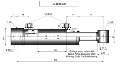 CHAPEL VERIN DE ENT.FIX.370 D.FIX.20,25