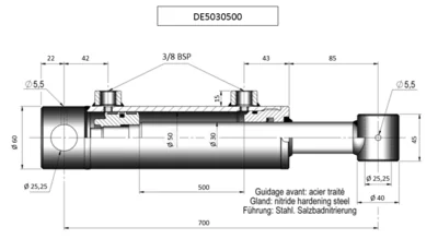 CHAPEL VERIN DE ENT.FIX.700 D.FIX.25,25