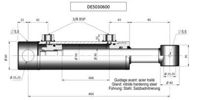 CHAPEL VERIN DE ENT.FIX.800 D.FIX.25,25