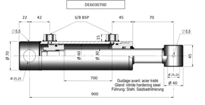 CHAPEL VERIN DE ENT.FIX.900 D.FIX.25,25
