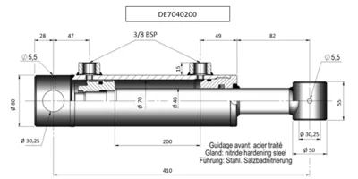 CHAPEL VERIN DE ENT.FIX.410 D.FIX.30,25