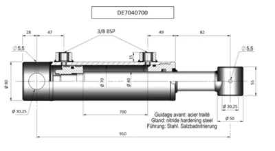 CHAPEL VERIN DE ENT.FIX.910 D.FIX.30,25