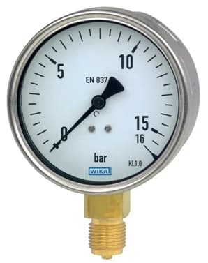 WIKA Manomètre 612.20.160 0 mbar...600 mbar