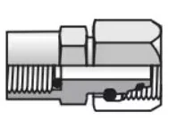 PARKER FEM. DIN 10S X FEM. 1/2"BSPP MANO